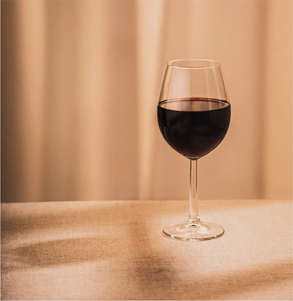 The Red Wine Section.